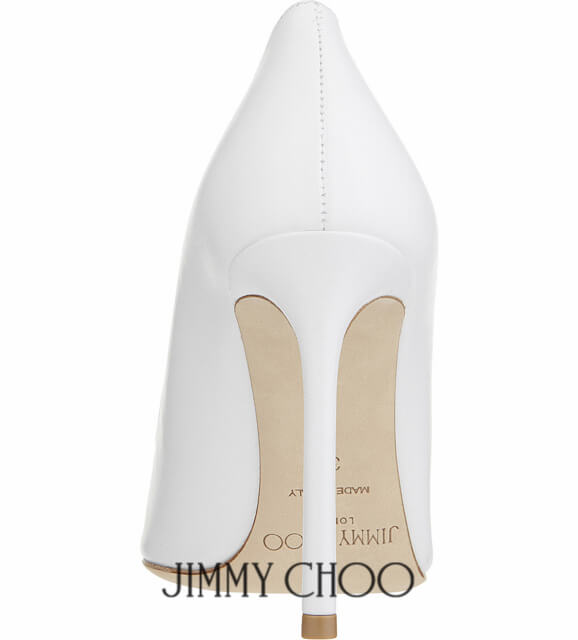 ジミーチュウスーパーコピー 【JIMMY CHOO】 ROMY 100 WH レザー ヒールコート